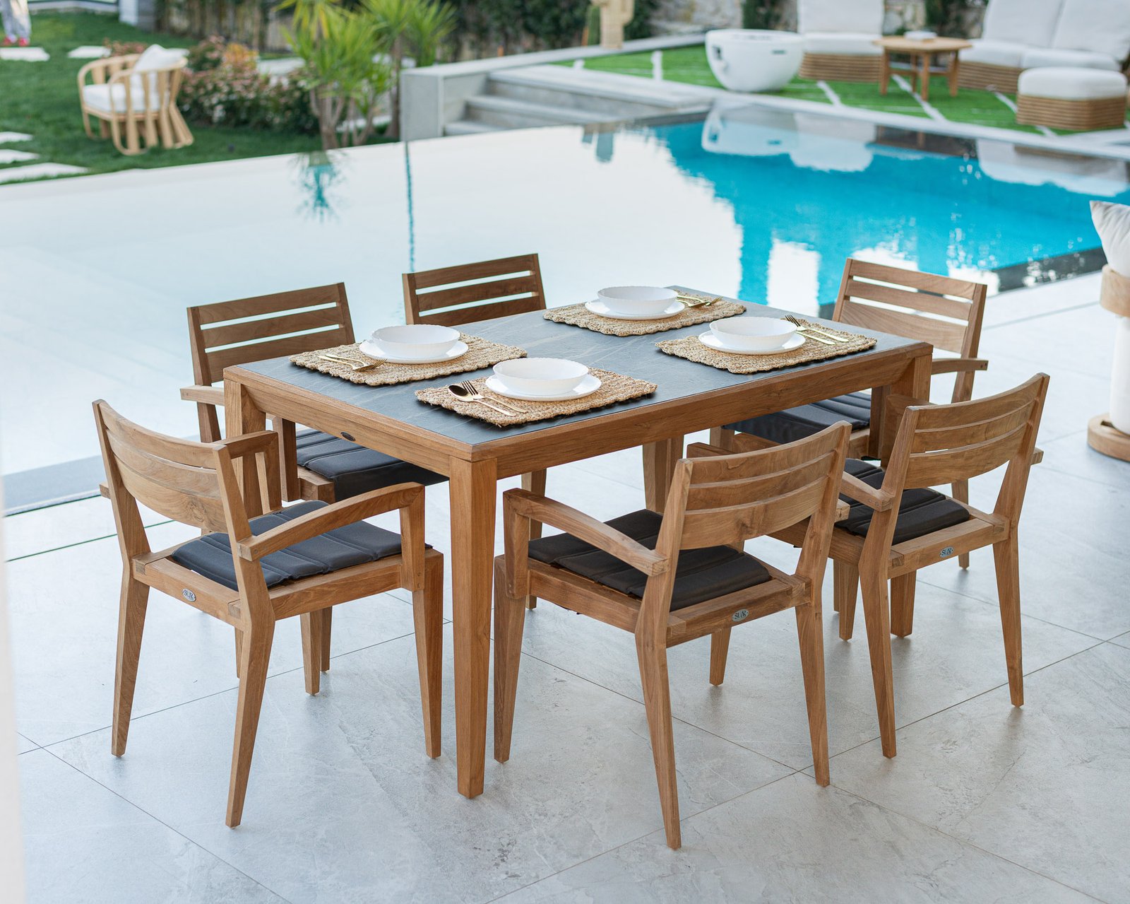 ASTRA  DINING TABLE  & CHARL ARM CHAIR Thumbnail